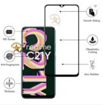 For Realme C21Y Tempered Glass Black New - Image 13