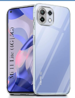 ZigZag Xiaomi Redmi 11 LITE 5G Back Cover Transparent New