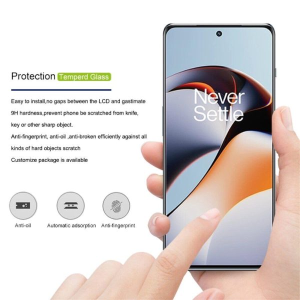 For Uv OnePlus 11R Tempered Glass Black New - Image 14