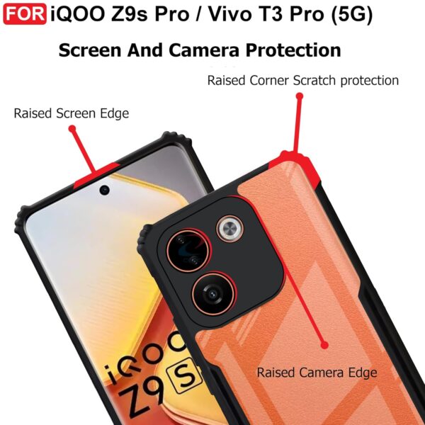 For iQOO Z9S Pro 5G Back Cover Eagle Transparent New - Image 9