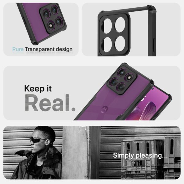 For Motorola Moto Edge 60 Pro Back Cover Eagle Transparent New - Image 12