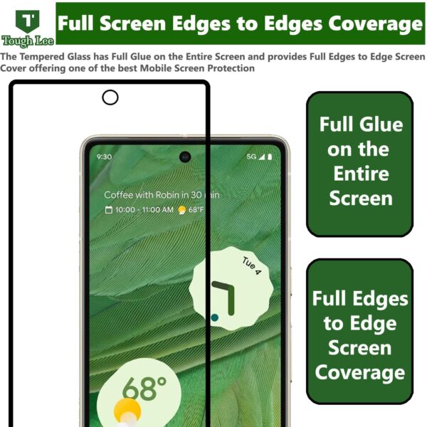 For Google Pixel 7 Tempered Glass Black New - Image 16