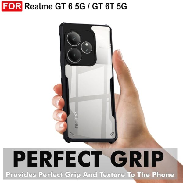 For Realme GT 6T Back Cover Eagle Transparent New - Image 11