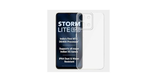 ZigZag Lava Storm lite 5G Back Cover Transparent New - Image 6