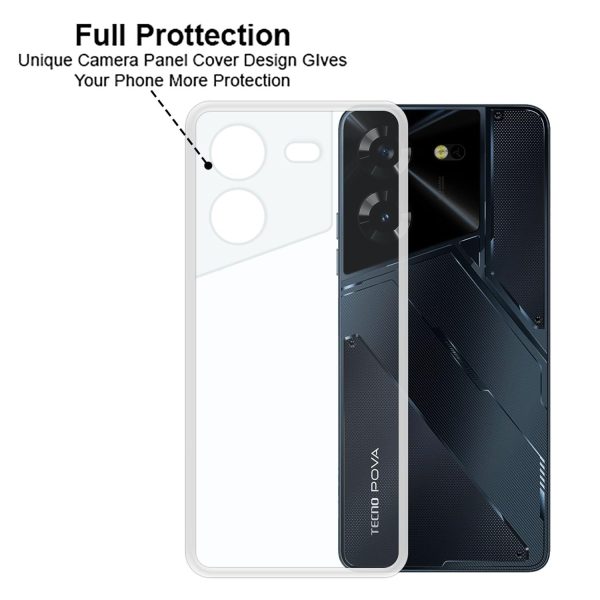 ZigZag Tecno Pova 5 Pro Back Cover Transparent New - Image 2