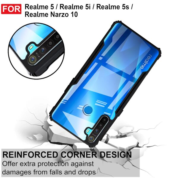 For Realme 5 Back Cover Eagle Transparent New - Image 11