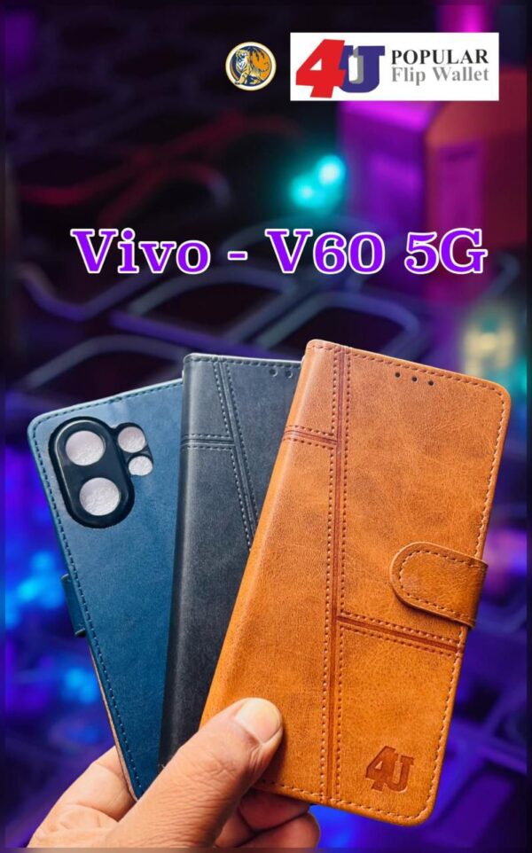 4U Flip Vivo V60 5G Flip Cover New - Image 2