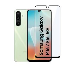 For Samsung Galaxy M16 Tempered Glass Black New