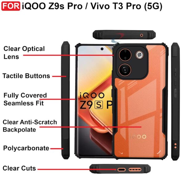 For iQOO Z9S Pro 5G Back Cover Eagle Transparent New - Image 8