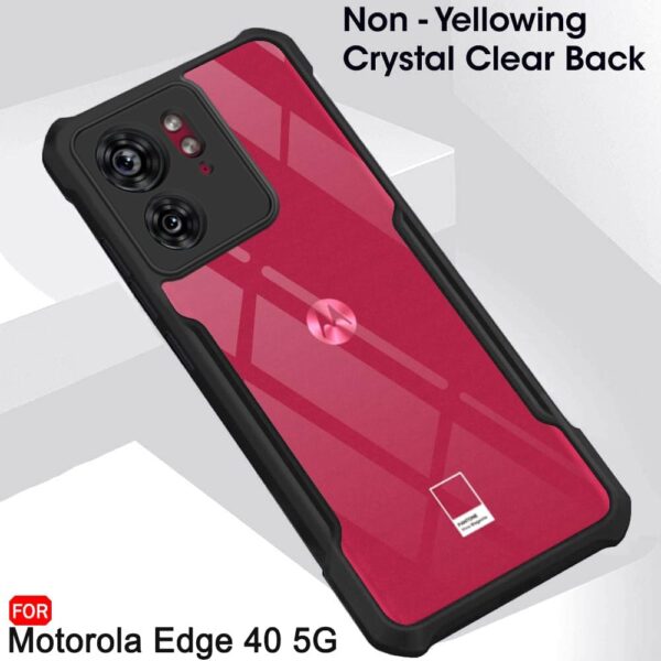 For Motorola Moto Edge 40 5G Back Cover Eagle Transparent New - Image 9