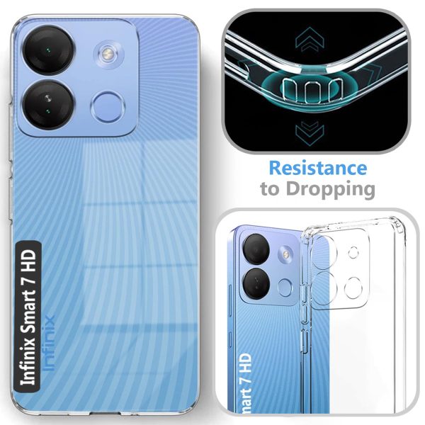 ZigZag Infinix Smart 8 HD Back Cover Transparent New - Image 6