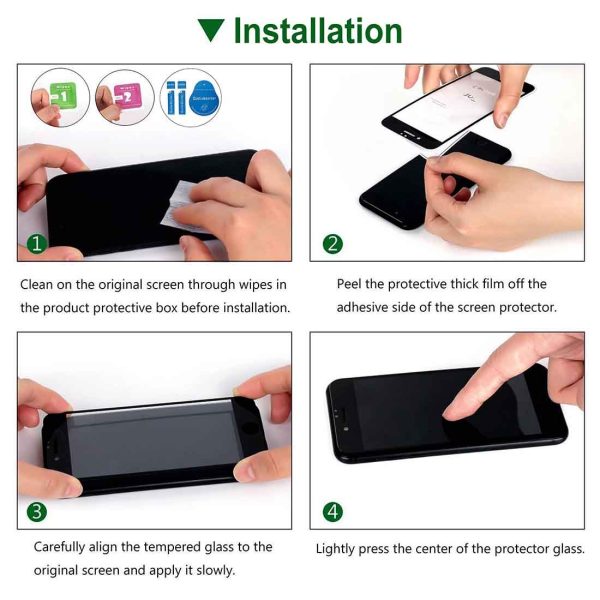 For Xiaomi Poco M2 Pro Tempered Glass Black New - Image 6