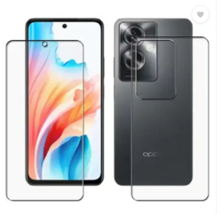 For Oppo A2 Tempered Glass Black New