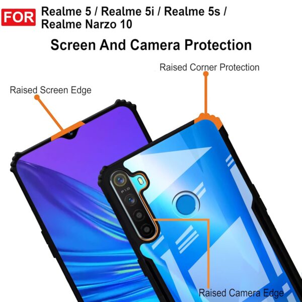For Realme 5 Back Cover Eagle Transparent New - Image 10