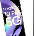 For Realme 10 Pro 5G Tempered Glass Black New