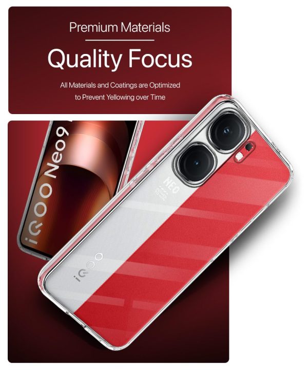 ZigZag iQOO Neo 9 Pro 5G Back Cover Transparent New - Image 9