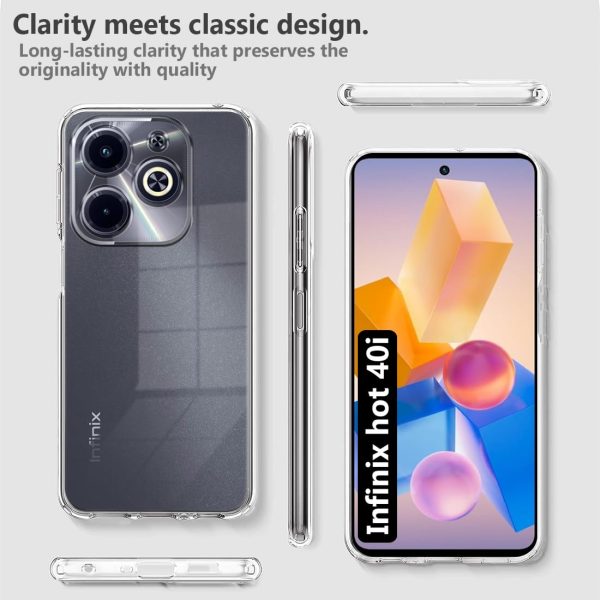 ZigZag Infinix Hot 40i Back Cover Transparent New - Image 12
