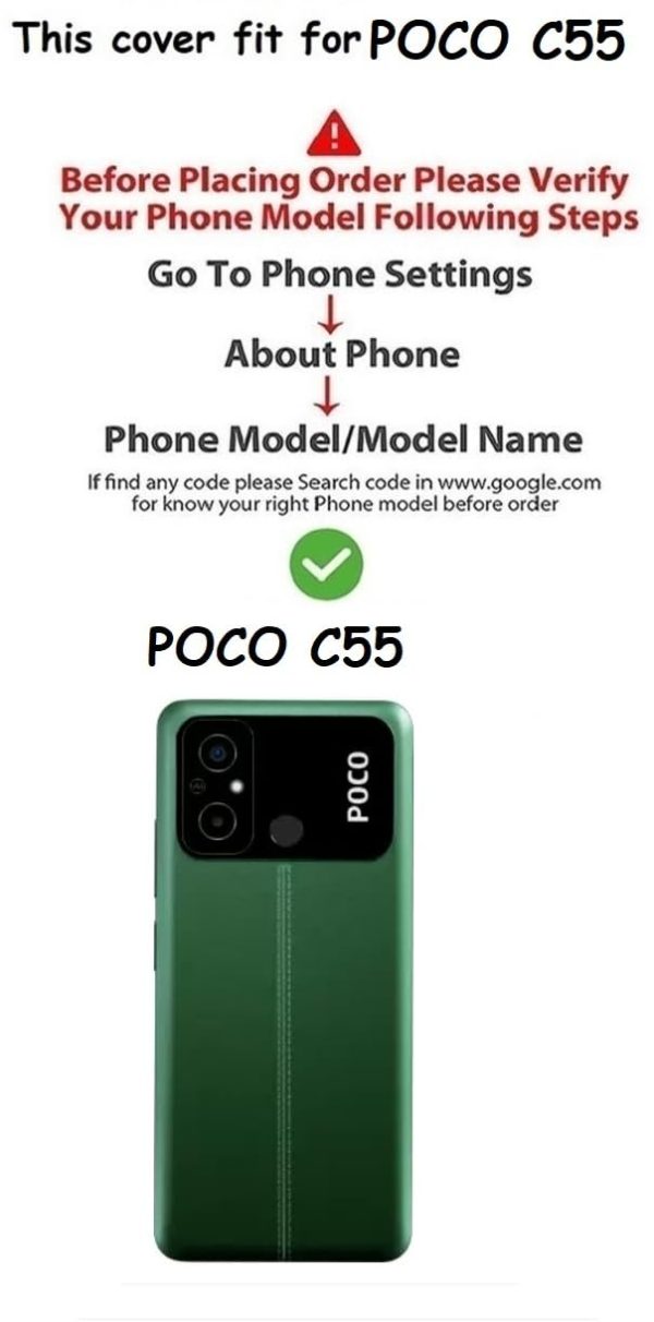 ZigZag Xiaomi Redmi Poco C55 Back Cover Transparent New - Image 11