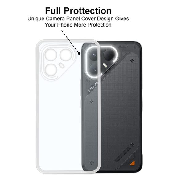 ZigZag Tecno Pova 7 Pro 5G Back Cover Transparent New - Image 11