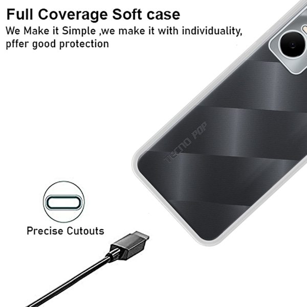 ZigZag Tecno Pop 6 Pro Back Cover Transparent New - Image 11