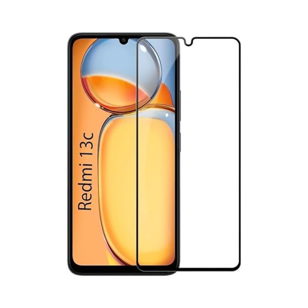 For Xiaomi Redmi 13C Tempered Glass Black New - Image 2