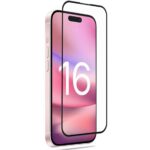 For Apple Iphone 16 Tempered Glass Black New - Image 15
