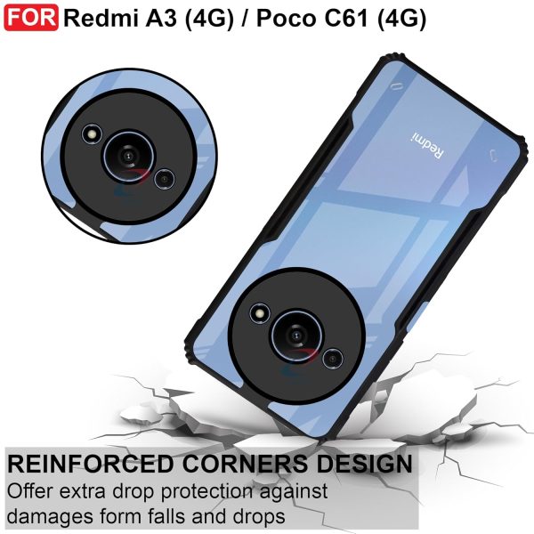 For Xiaomi Redmi A3 4G Back Cover Eagle Transparent New - Image 2