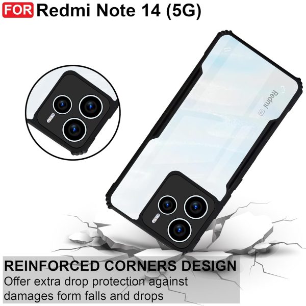 For Xiaomi Redmi Note 14 5G Back Cover Eagle Transparent New - Image 8