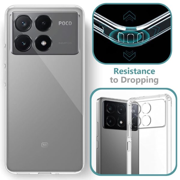 ZigZag Xiaomi Redmi Poco X6 Pro 5G Back Cover Transparent New - Image 12