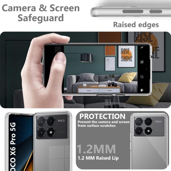 ZigZag Xiaomi Redmi Poco X6 Pro 5G Back Cover Transparent New - Image 11