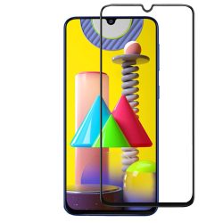 For Samsung Galaxy M31 Tempered Glass Black New