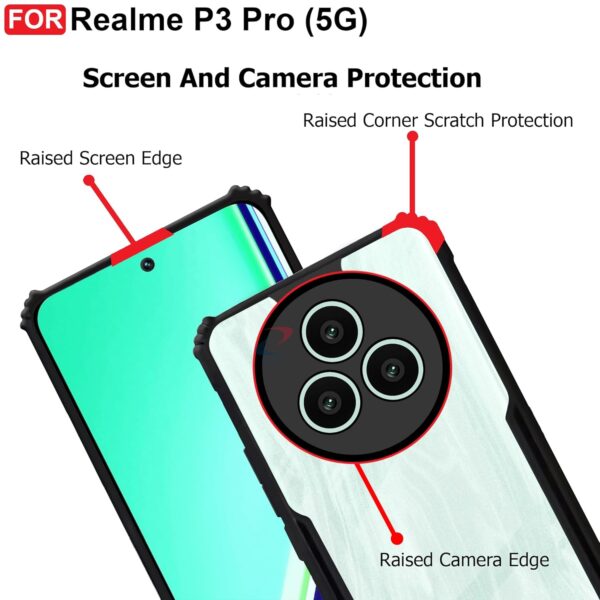 For Realme P3 Pro 5G Back Cover Eagle Transparent New - Image 10