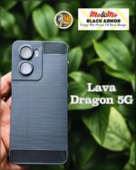 For Lava Dragon 5G Back Cover Black Armor New - Image 2
