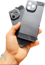 For Lava Play Ultra 5G Back Cover Black Armor New - Image 3