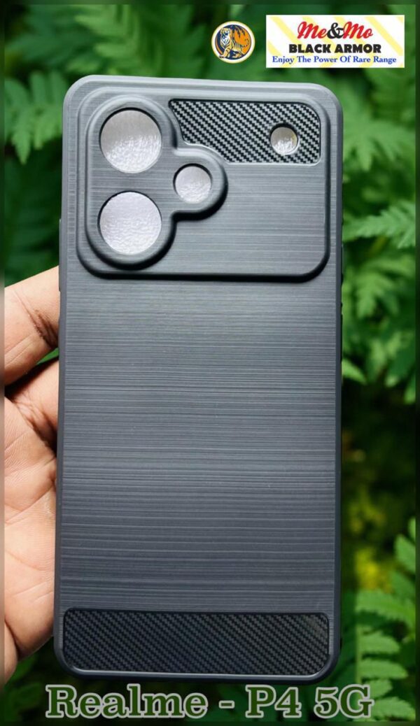 For Realme P4 5G Back Cover Black Armor New - Image 2