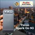 For Tecno Spark Go 5G Back Cover Black Armor New - Image 2