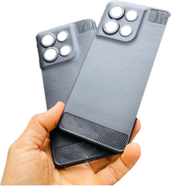 For Motorola G86 Power 5G Back Cover Black Armor New