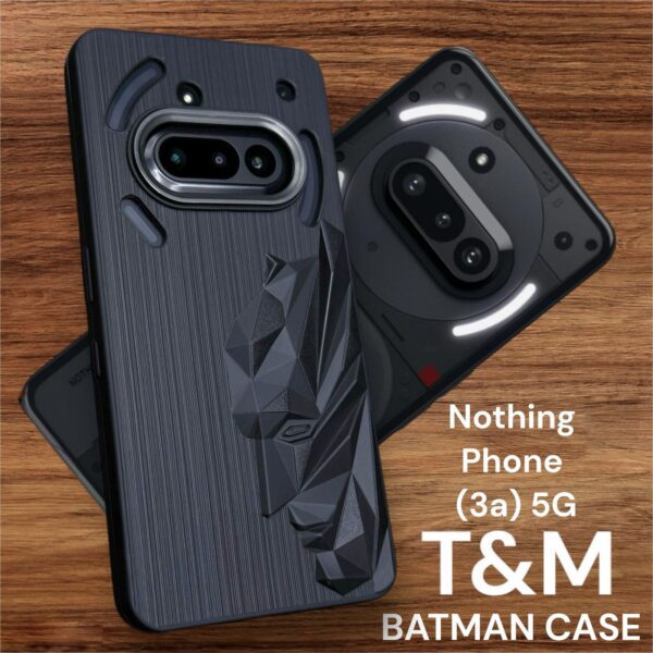 For Nothing Phone (3a) 5G Metal Back Cover Batman New - Image 2