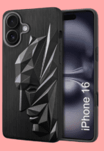 For iPhone 16 Back Cover Metal Batman New - Image 5