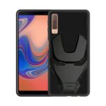 OO LALA JI 3D Marvel Avenger Logo Iron Man Back Cover  For Samsung  A7 2018