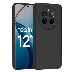 For Realme 12 Pro Plus Back Cover iBlack New