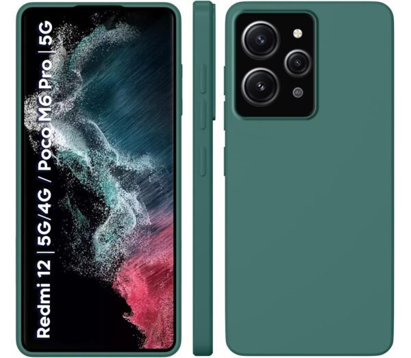 For Redmi MI 12 5G Back Cover Silicon Case New - Image 2