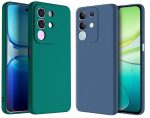 For Vivo T4X Back Cover Silicon Case New