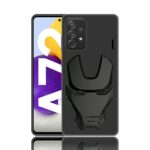 OO LALA JI 3D Marvel Avenger Logo Iron Man Back Cover  For Samsung  A72