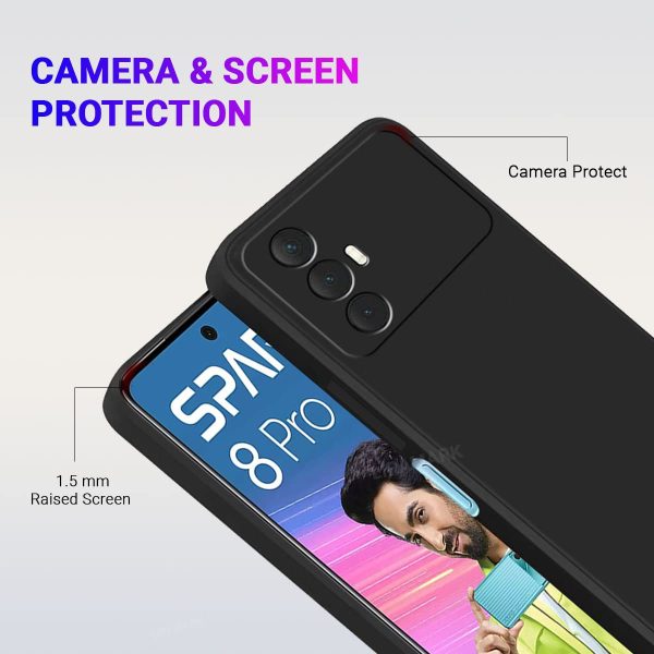 For Tecno Spark 8 Pro Back Cover iBlack New - Image 5