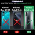 For Motorola Moto G14 4G Back Cover iBlack New - Image 3