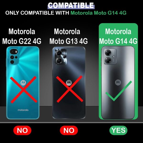 For Motorola Moto G14 4G Back Cover iBlack New - Image 3