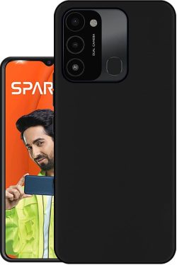 For Tecno Spark 8C Back Cover iBlack New