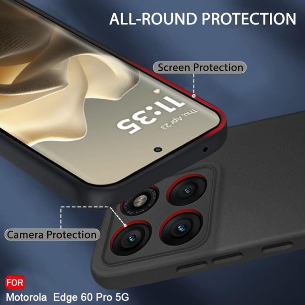 For Motorola Moto Edge 60 Pro 5G Back Cover iBlack New - Image 4