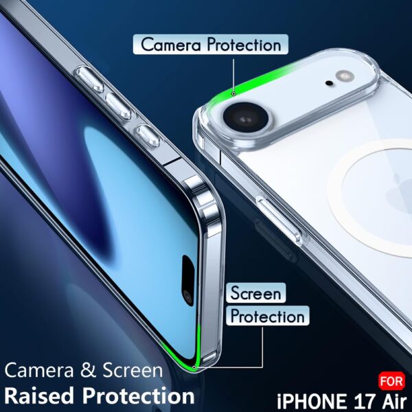 For iPhone 17 Air Back Cover Transparent Magsafe New - Image 14
